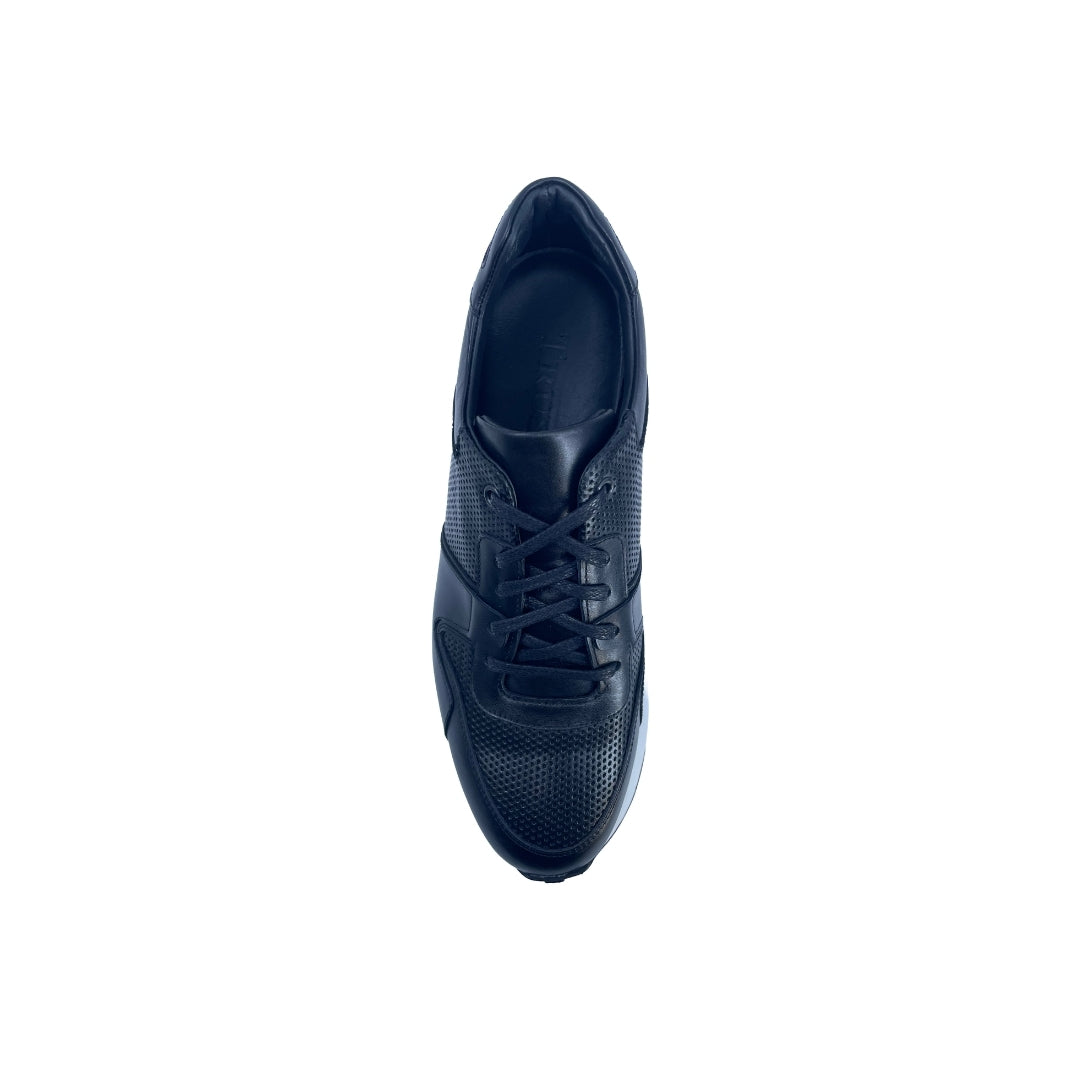 Lace-Up Black Sneakers