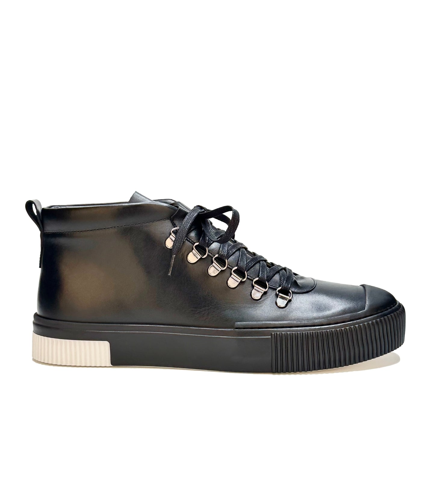 Lace-Up Sneaker Leather Boots