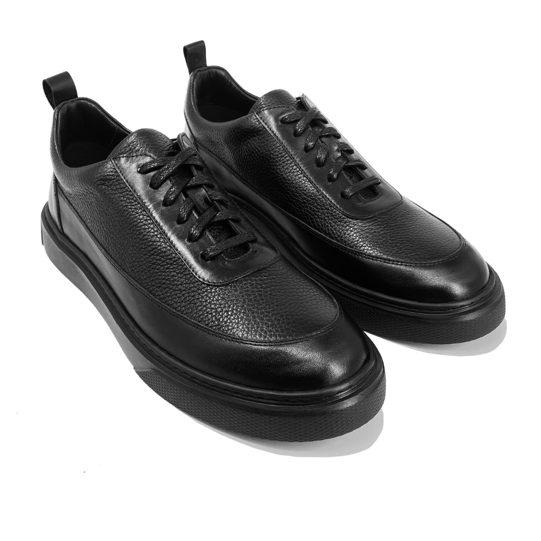 Bağcıklı Siyah Sneaker Ayakkabı