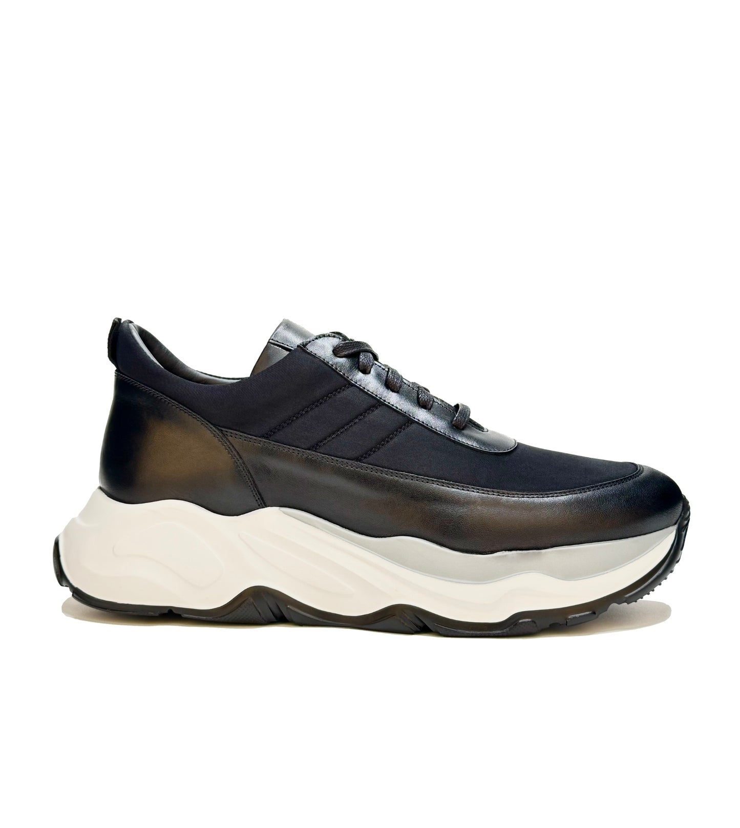 Lace-Up Lycra Sneakers