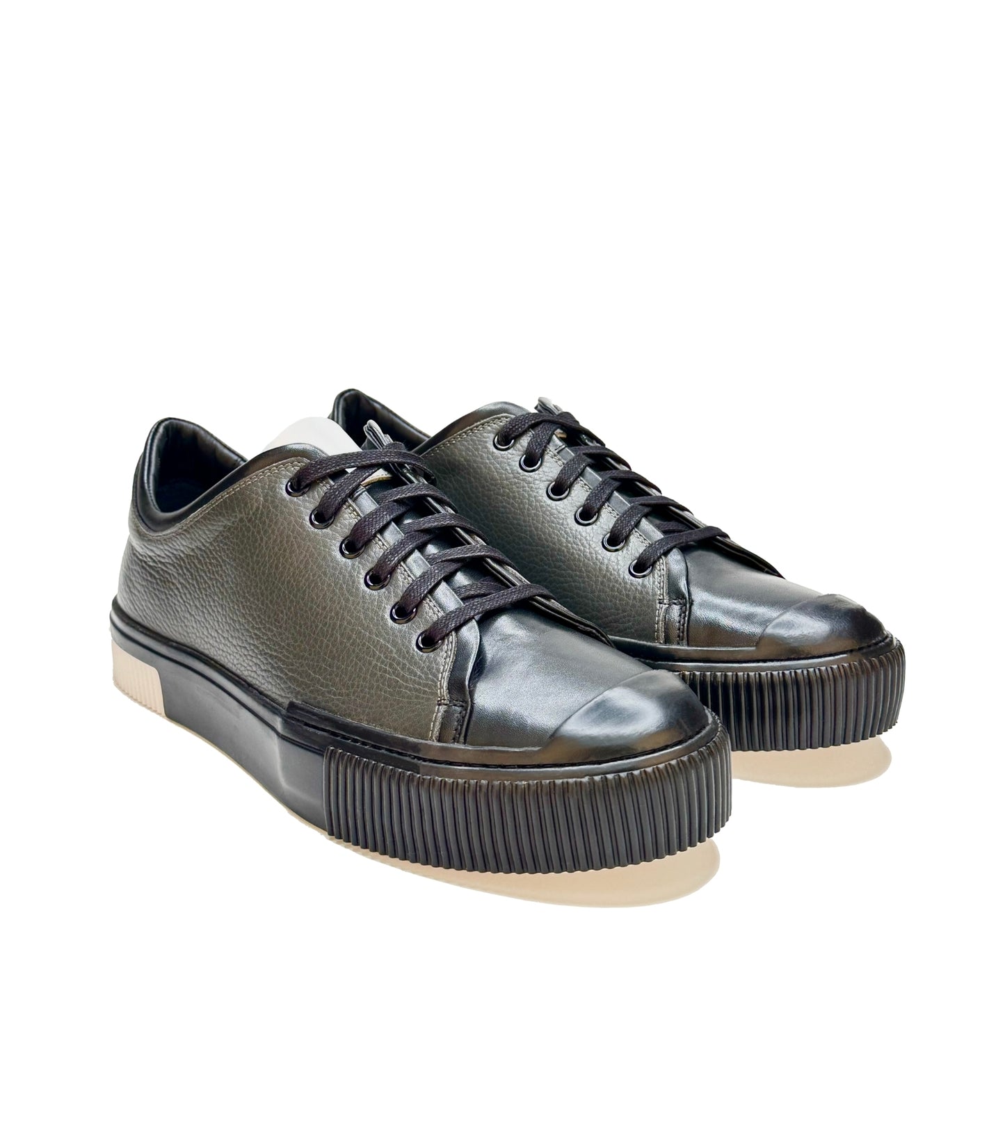 Lace-Up Grey Sneakers