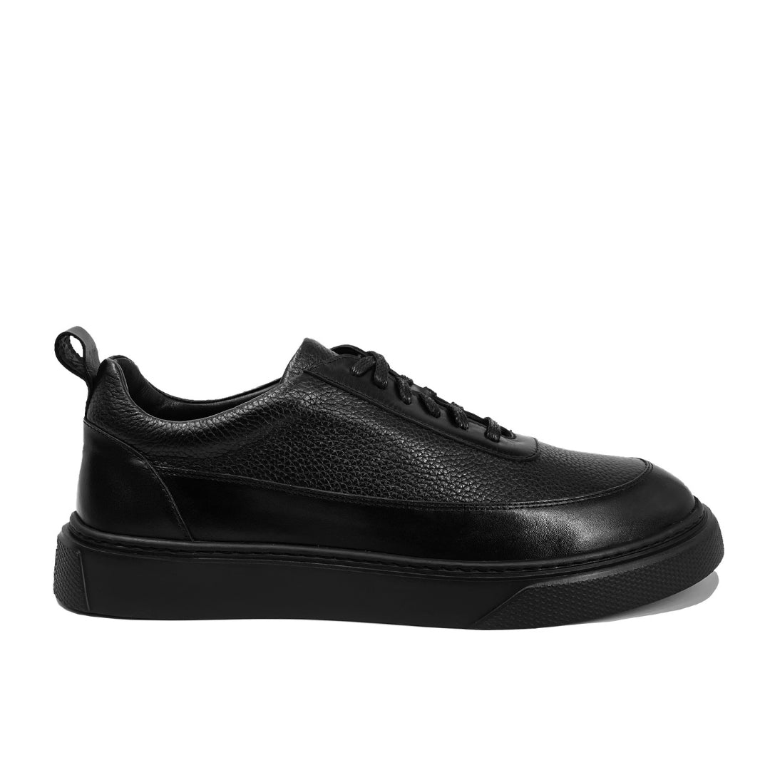 Bağcıklı Siyah Sneaker Ayakkabı