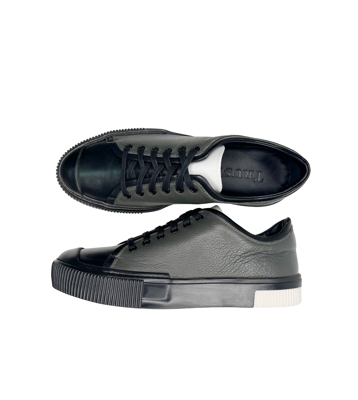 Lace-Up Grey Sneakers