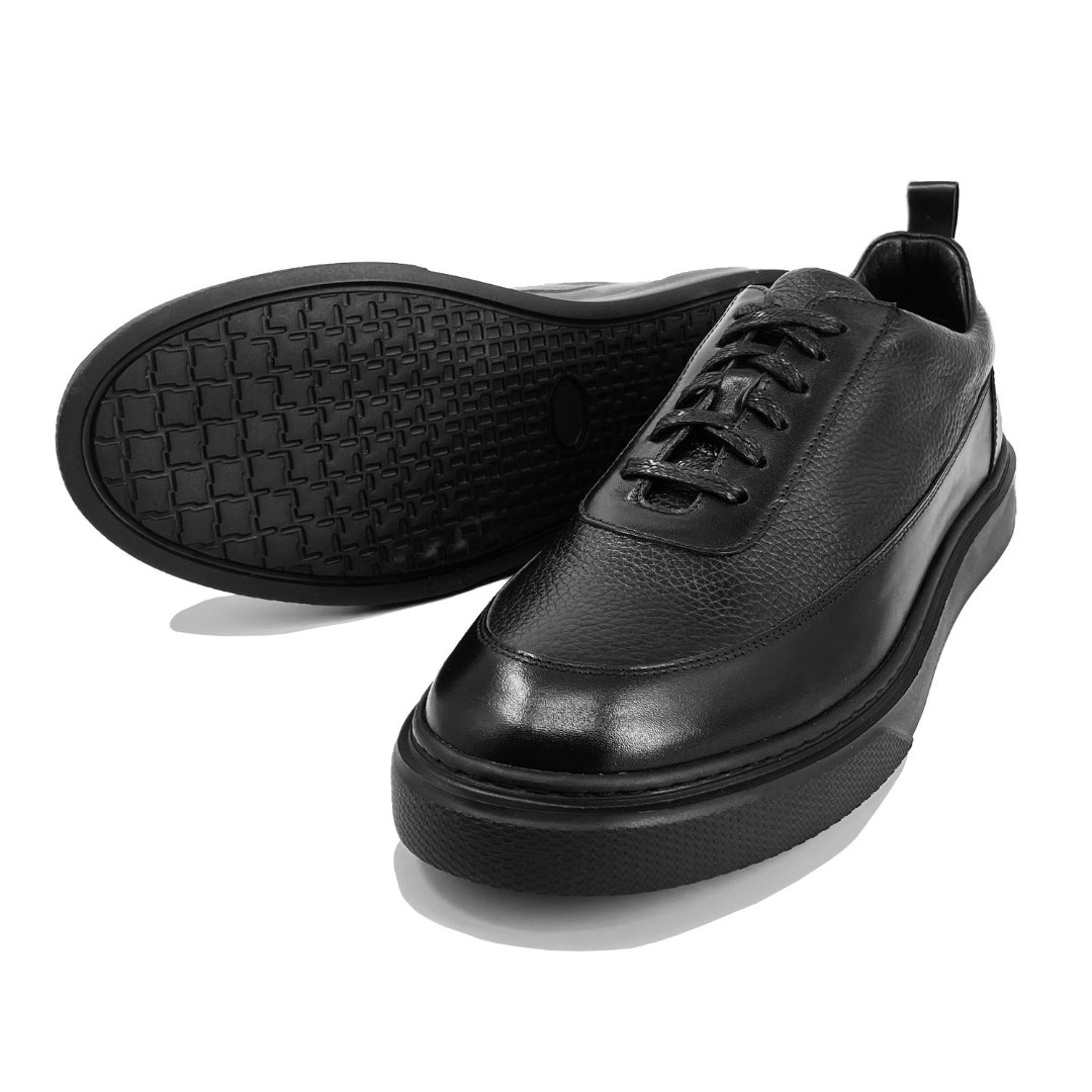 Bağcıklı Siyah Sneaker Ayakkabı