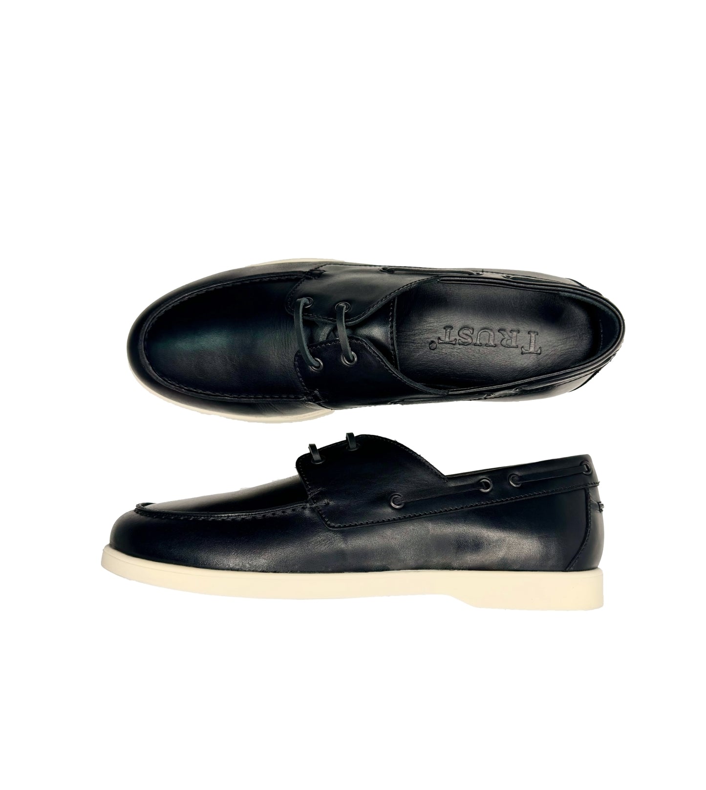 Lace-Up Black Casual Shoes