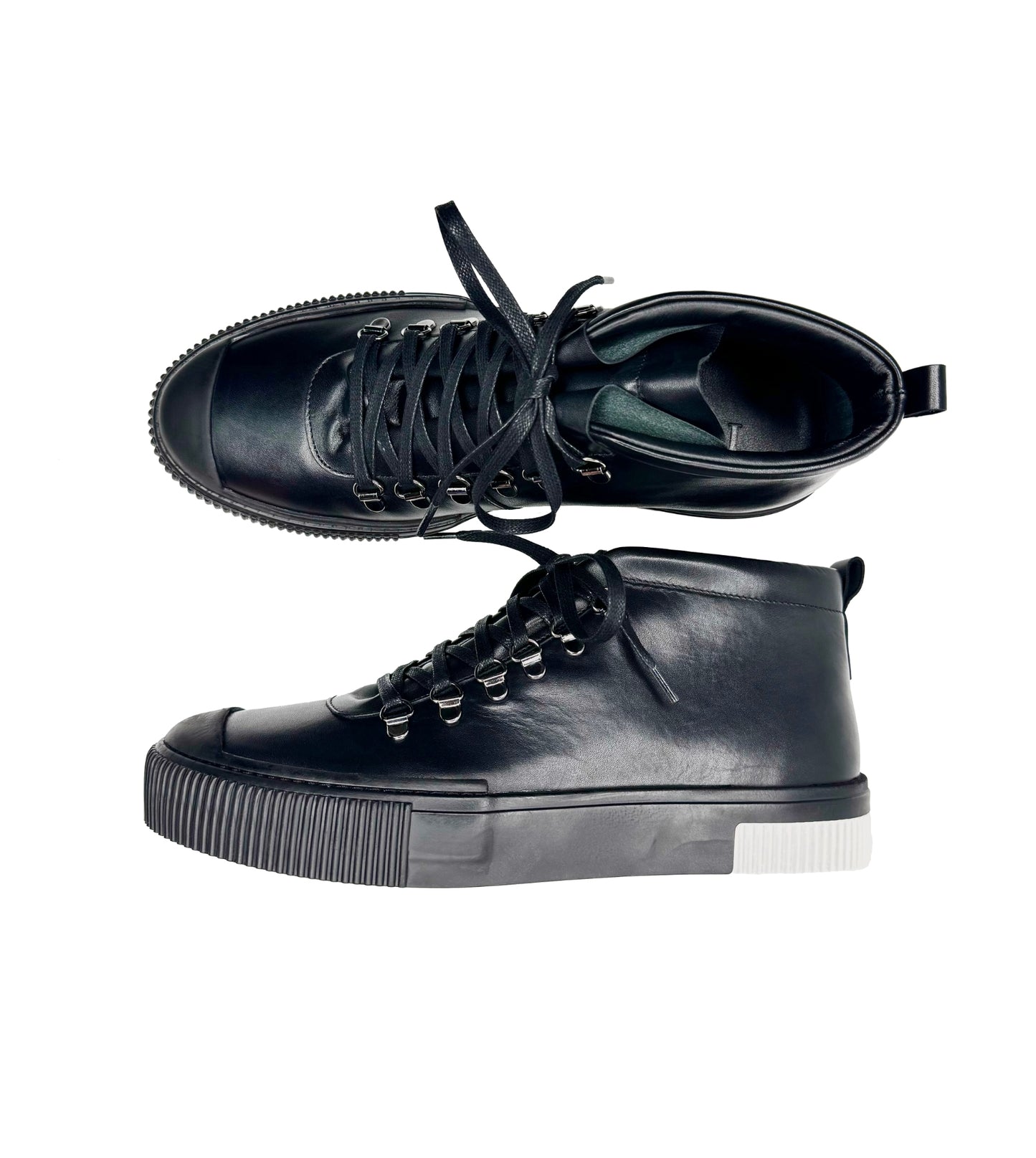 Lace-Up Sneaker Leather Boots