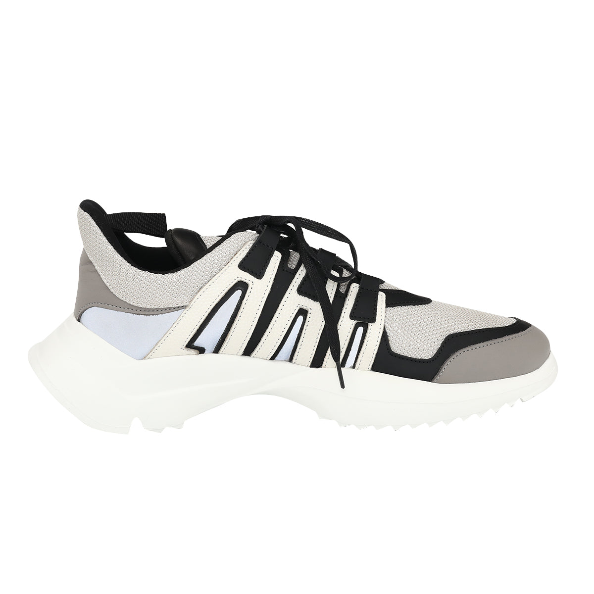 Reflective Leather Sneakers