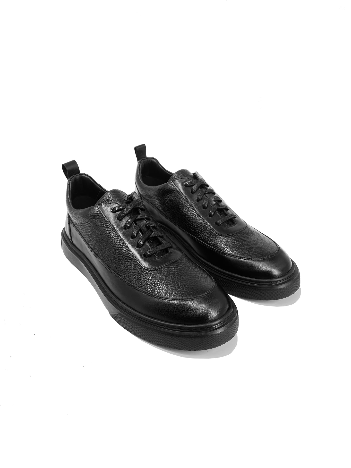 Bağcıklı Siyah Sneaker Ayakkabı
