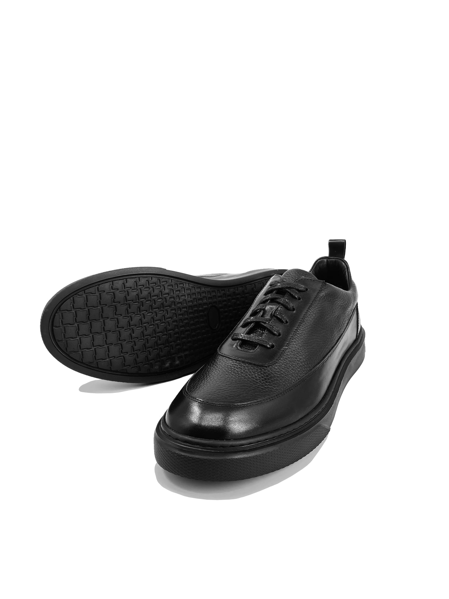 Bağcıklı Siyah Sneaker Ayakkabı