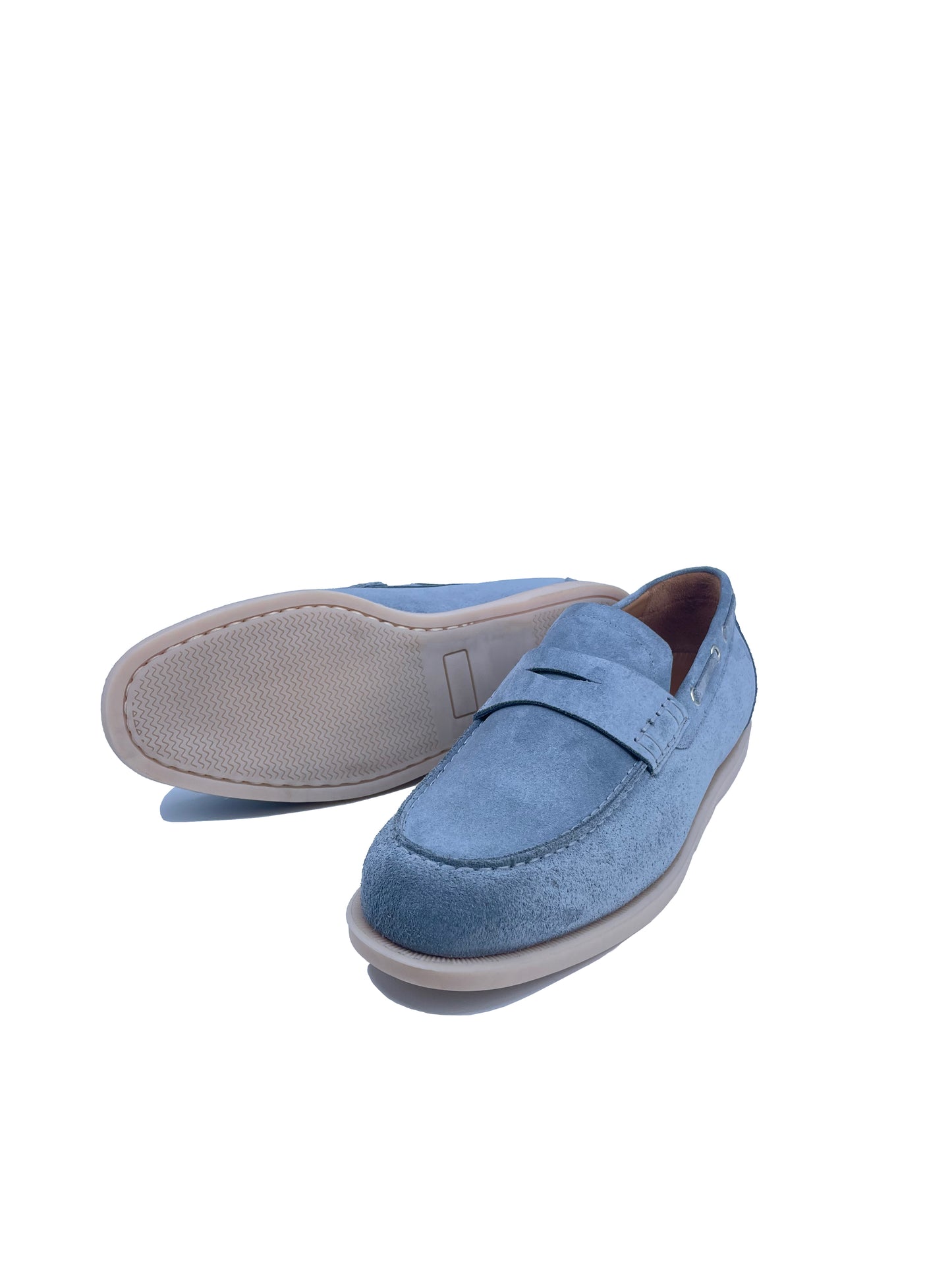 Belted Blue Casual Shoes