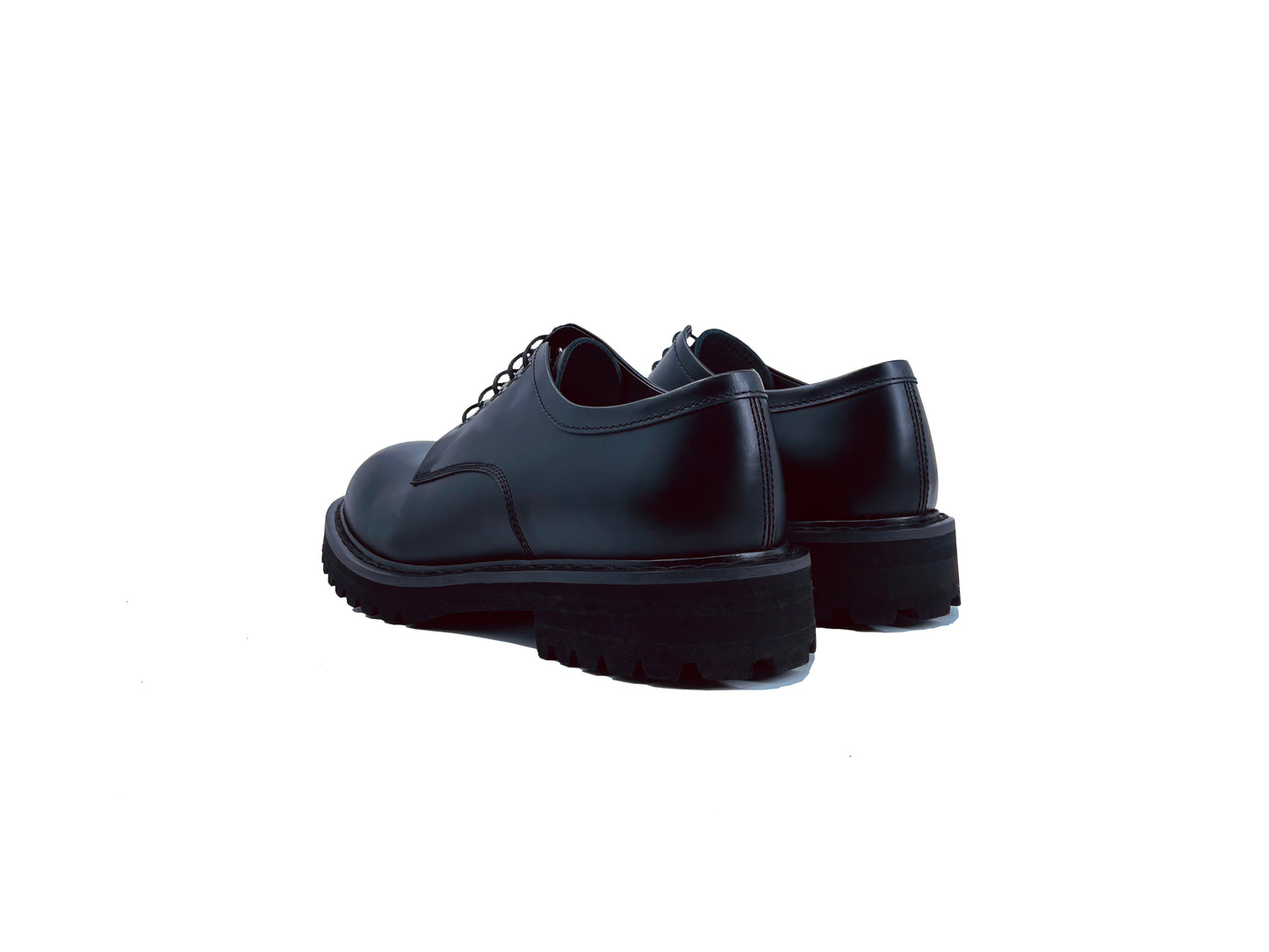 Black Matte Spazzolato Leather Classic Shoes
