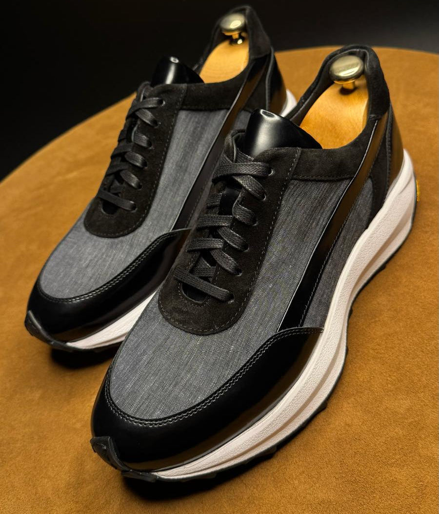 Siyah-Antrasit Premium Spor Ayakkabı