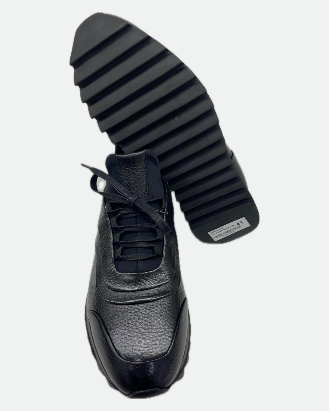 Geyik Derisi Erkek Siyah Spor Ayakkabı