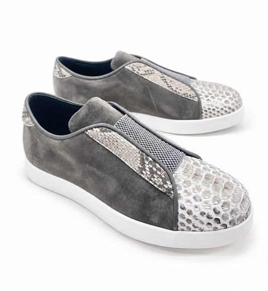 D-8007T Naturel Piton - Füme Süet Erkek Sneaker
