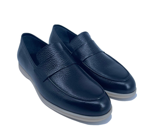Black Deerskin Casual Shoes