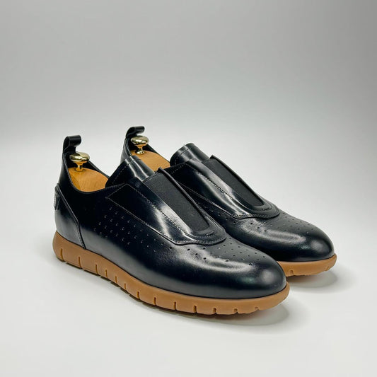 Siyah Deri Günlük Ayakkabı