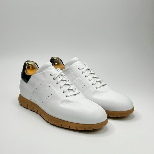 Beyaz Deri Spor Ayakkabı